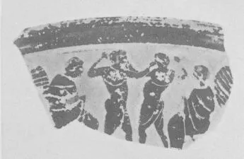 SKYPHOS, FRAGMENT (ATHENIAN, BLACK-FIGURE)