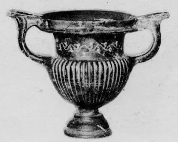 KRATER (SOUTH ITALIAN, CAMPANIAN, BLACK GLAZE)