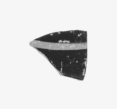 Attic Black-Figure Band Cup Fragment