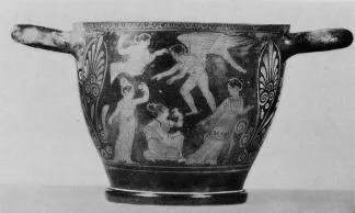 SKYPHOS (ATHENIAN, RED-FIGURE)