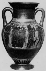 AMPHORA, BELLY, TYPE B (ATHENIAN, BLACK-FIGURE)