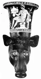 FIGURE VASE (SOUTH ITALIAN, APULIAN, RED-FIGURE)