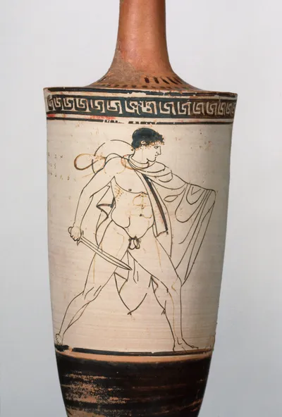 Attic White-Ground Lekythos