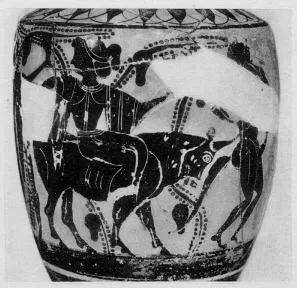 LEKYTHOS (ATHENIAN, BLACK-FIGURE)
