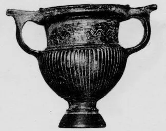 KRATER (SOUTH ITALIAN, CAMPANIAN, BLACK GLAZE)