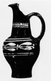 OINOCHOE (ETRUSCAN, BLACK GLAZE)