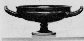 CUP (ATHENIAN, BLACK GLAZE)