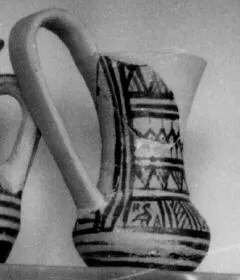 TANKARD (ATHENIAN GEOMETRIC, OUTLINE)