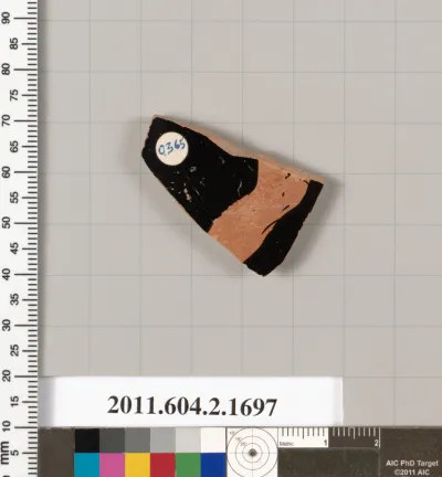 Terracotta fragment of a skyphos (deep drinking cup)