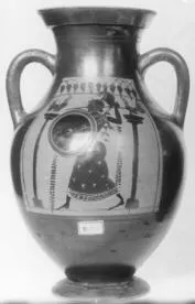 AMPHORA, BELLY, TYPE B (ATHENIAN, BLACK-FIGURE)