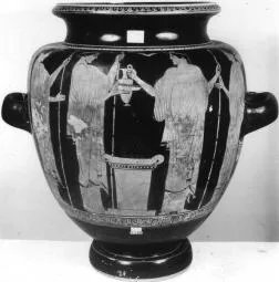 STAMNOS (ATHENIAN, RED-FIGURE)