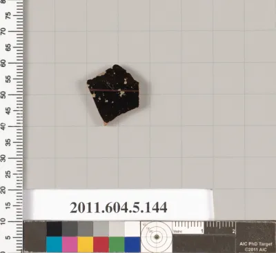 Terracotta fragment of a kylix (drinking cup)