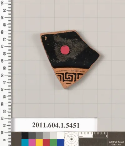 Terracotta fragment of a kylix (drinking cup)