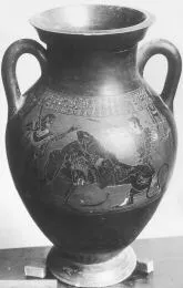 AMPHORA, BELLY, TYPE B (ATHENIAN, BLACK-FIGURE)