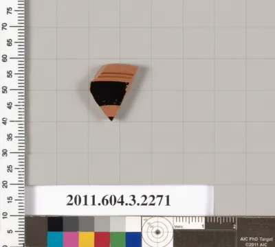 Terracotta fragment of a kylix (drinking cup)