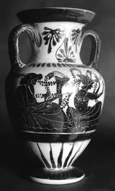 AMPHORA, NECK (ATHENIAN, BLACK-FIGURE)
