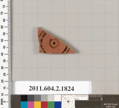 Terracotta fragment of a skyphos (deep drinking cup)