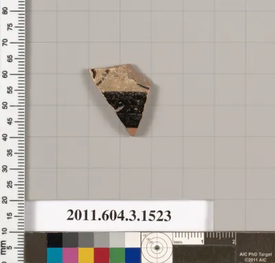 Terracotta fragment of a skyphos (deep drinking cup)