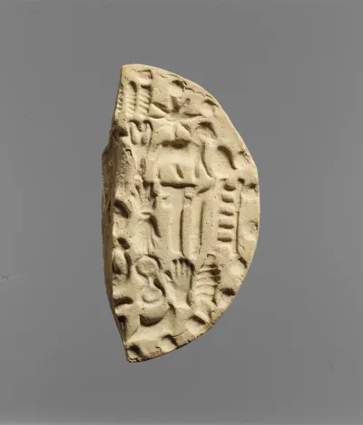 Terracotta mold fragment