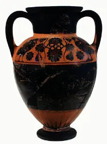 AMPHORA, NECK (ATHENIAN, BLACK-FIGURE)