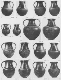 AMPHORA, BELLY (ETRUSCAN, BUCCHERO)