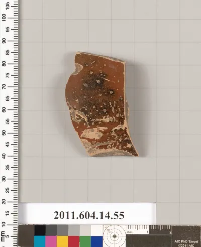 Terracotta fragment of a bowl?