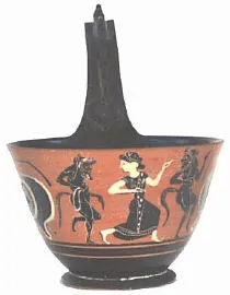 KYATHOS, FRAGMENT (ATHENIAN, BLACK-FIGURE)