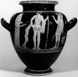 STAMNOS (ATHENIAN, RED-FIGURE)