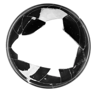 Fragmentary Black Stemless Cup