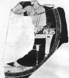 CUP, FRAGMENT (ATHENIAN, RED-FIGURE)