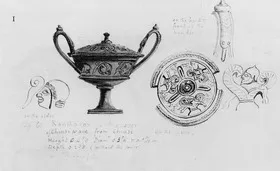 KANTHAROS (ETRUSCAN, BUCCHERO)