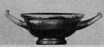 CUP (ATHENIAN, BLACK GLAZE)