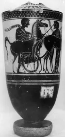 LEKYTHOS (ATHENIAN, BLACK-FIGURE)