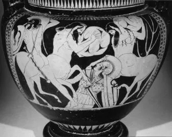KRATER, COLUMN (ATHENIAN, RED-FIGURE)
