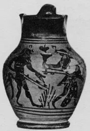 OINOCHOE (ATHENIAN, BLACK-FIGURE)