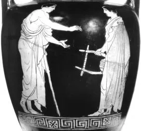 AMPHORA, NECK (ATHENIAN, RED-FIGURE)