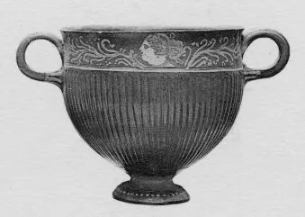 KANTHAROS (SOUTH ITALIAN, GNATHIAN, BLACK GLAZE)