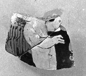CHOUS, FRAGMENT (ATHENIAN, RED-FIGURE)