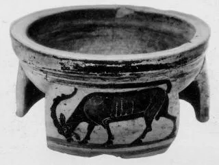 PYXIS (CORINTHIAN, BLACK-FIGURE)