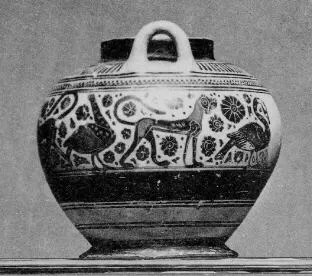 PYXIS (CORINTHIAN, BLACK-FIGURE)