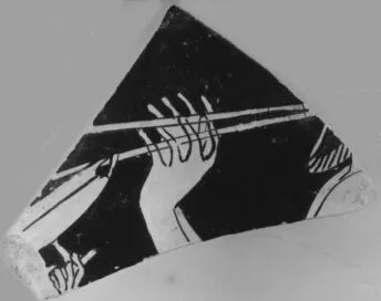CUP, FRAGMENT (ATHENIAN, RED-FIGURE)