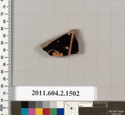 Terracotta fragment of a skyphos (deep drinking cup)