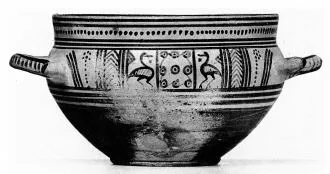 BOWL (ATHENIAN GEOMETRIC, OUTLINE)