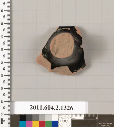 Terracotta fragment of a skyphos (deep drinking cup)