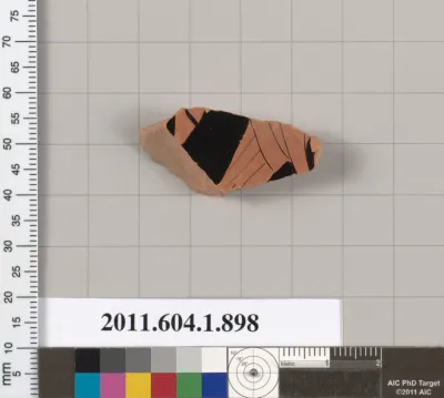 Terracotta fragment of a kylix (drinking cup)