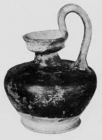 OINOCHOE (CORINTHIAN, BLACK GLAZE)