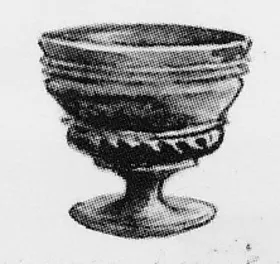 CHALICE (ETRUSCAN, BUCCHERO)