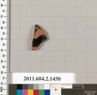 Terracotta fragment of a skyphos (deep drinking cup)