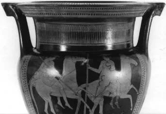 KRATER, COLUMN (ATHENIAN, RED-FIGURE)