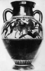 AMPHORA, BELLY, TYPE B (ATHENIAN, BLACK-FIGURE)
